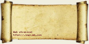 Danijel Damjanović vizit kartica